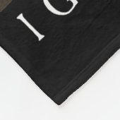 I Got That Dog In Me Funny German Shepherd Smoking Fleece Deken (Hoek)