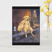 I Got That Dog In Me Funny Labrador Retriever Smok Kaart (Gele Bloem)