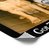 I Got That Dog In Me Funny Retriever Smoking Beer  Poster (Hoek)