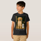 I Got That Dog In Me Funny Retriever Smoking Beer  T-shirt (Voorkant volledig)