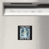 I Got That Dog In Me Hot Dog X-ray Meme Magneet (Insitu (Vaatwasser))