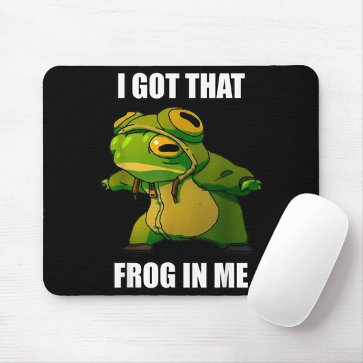 I Got That Frog In Me Muismat (Met muis)