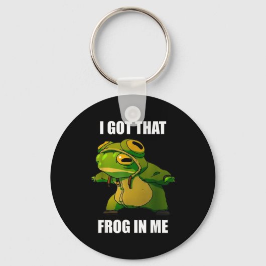 I Got That Frog In Me Sleutelhanger (Voorkant)