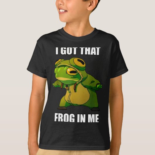I Got That Frog In Me  T-shirt (Voorkant)
