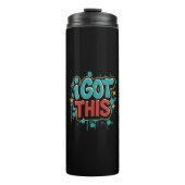 I GOT THIS Graffiti Style Motivational Typography Thermosbeker (Voorkant)