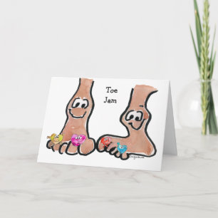 I Got Toe Jam Love Card Feestdagen Kaart