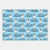 I GOT YOU A PRESENT! shouty chicken Inpakpapier Vel (Voorkant 3)