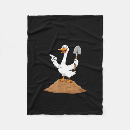 I Got You, A Shovel, Since You're Always Digging H Fleece Deken (Voorkant)