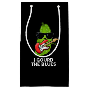 I Gourd the Blues Funny Veggie Pun Dark BG Klein Cadeauzakje