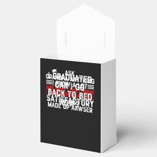 I Graduated Can I Go Back To Bed Now? Bedankdoosjes (Geopend)