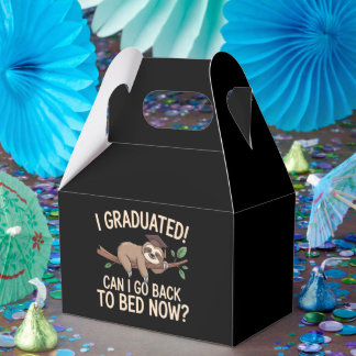 I Graduated Can I Go Back to Bed Now Graduation Bedankdoosjes