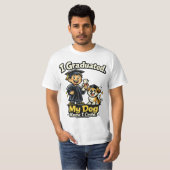 I Graduated My Dog Knew I Could Funny Shirt (Voorkant volledig)