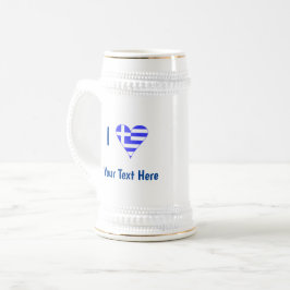 I (Griekse vlag) Jouw tekst Bierpul