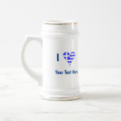 I (Griekse vlag) Jouw tekst Bierpul (Links)