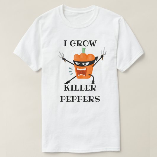 I Groei Killer Peppers T-shirt (Design voorkant)