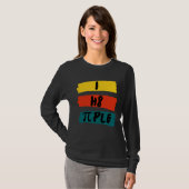i h8 ple  i hate people  I hate people  Statement  T-shirt (Voorkant volledig)