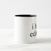 i haatredacteuren/hartredacteuren tweekleurige koffiemok (Center)