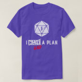 I Had a Plan Critical Failure RPG Natural One T-shirt (Design voorkant)