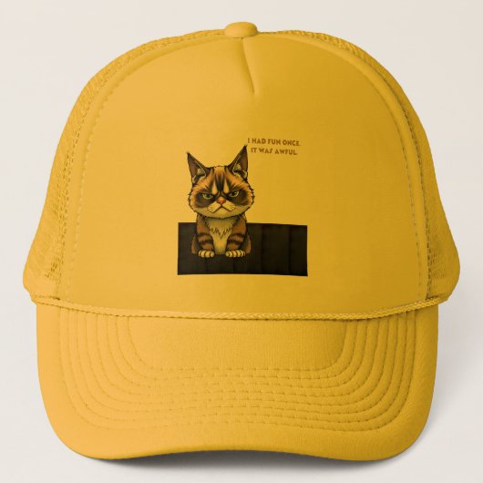 I had fun once. It was awful Trucker Pet (Voorkant)