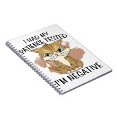 I had m'n geduld getest en m negative notitieboek (Rechterzijde)