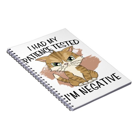 I had m'n geduld getest en m negative notitieboek (Rechterzijde)