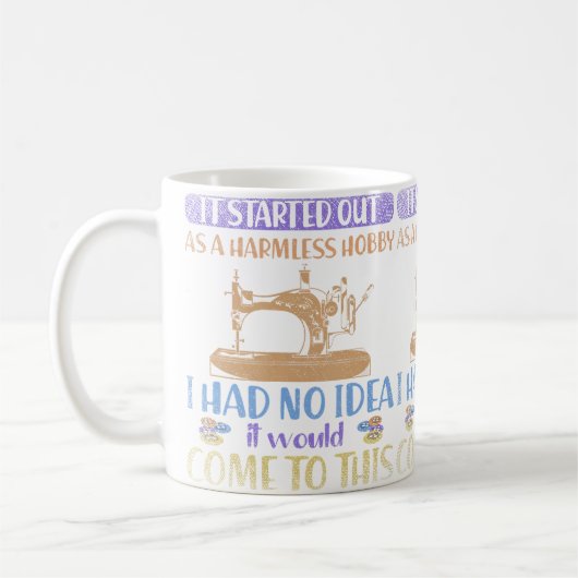 I Had No Idea It Would Come To This Funny Quilting Koffiemok (Links)