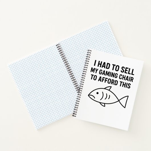 I HAD TO SELL MY GAMING CHAIR - Notebook Notitieboek (Binnen)