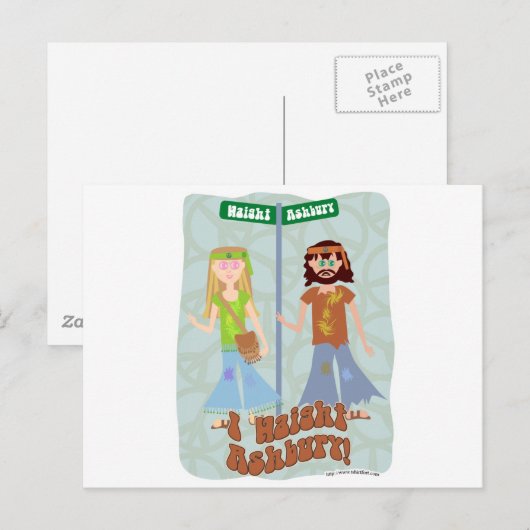 I Haight Ashbury Briefkaart (Voorkant / Achterkant)