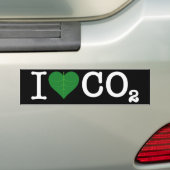 I Harde CO2 Bumpersticker (Op auto)