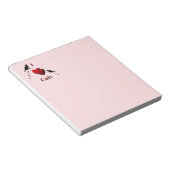 I Harde katten Roze Notitieblok (Schuin)