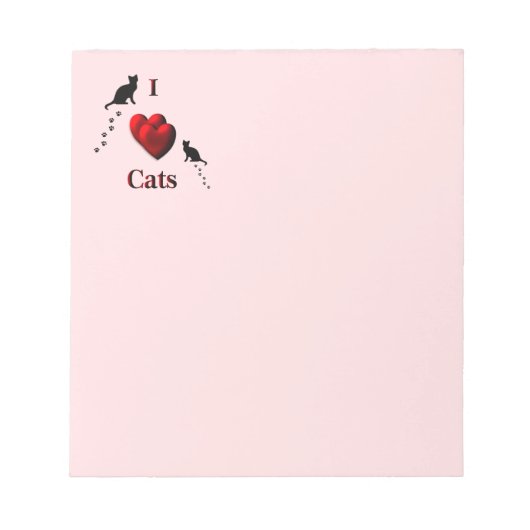I Harde katten Roze Notitieblok (Voorkant)