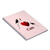 I Harde katten Roze Notitieboek (Rechterzijde)