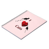 I Harde katten Roze Notitieboek (Linkerzijde)