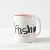 I Harde Mode Magenta Tweekleurige Koffiemok (Voorkant rechts)