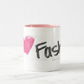 I Harde Mode Magenta Tweekleurige Koffiemok (Center)