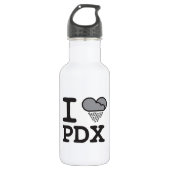 I Harde PDX - Heart Shaped Rain Cloud Waterfles (Voorkant)