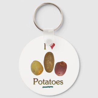 I Hart aardappelen Sleutelhanger