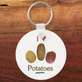 I Hart aardappelen Sleutelhanger (Voorkant)