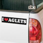 I (hart) Aglets Sticker (Op Truck)