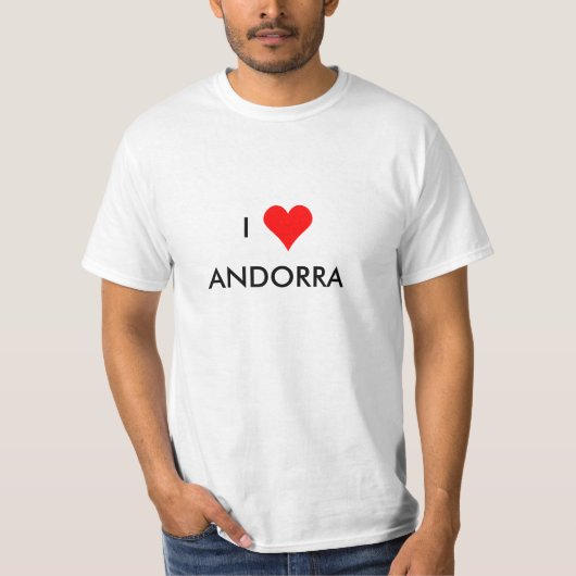i hart andorra t-shirt (Voorkant)
