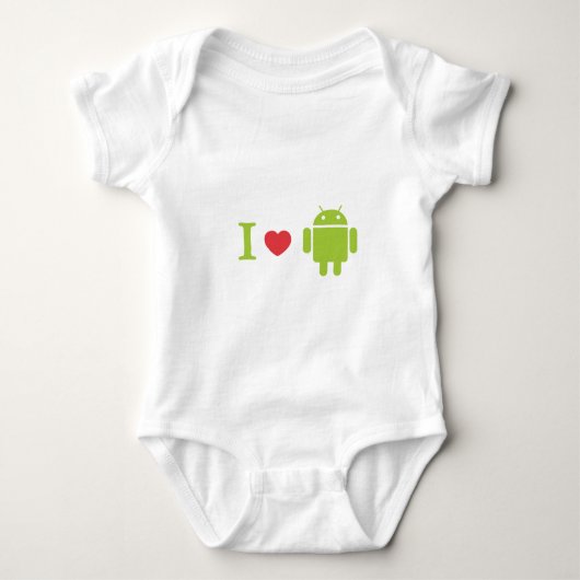 I hart Android Romper (Voorkant)