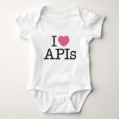 I Hart APIs Basic Baby T-Shirt (Voorkant)
