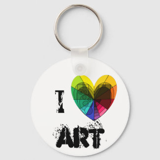 "I [hart] Art" sleutelhanger