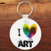 "I [hart] Art" sleutelhanger (Voorkant)