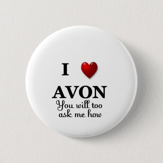 i hart avon - vraag hoe ronde button 5,7 cm (Voorkant)