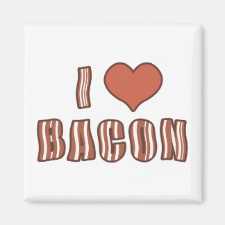I Hart Bacon Magnet 001