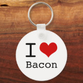 I hart Bacon Sleutelhanger (Voorkant)