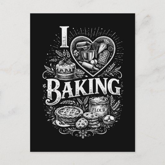 I Hart Bakken Briefkaart (Voorkant)