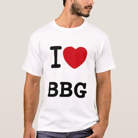 I hart BBG T-shirt (Voorkant)