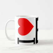 I hart BC Koffiemok (Links)